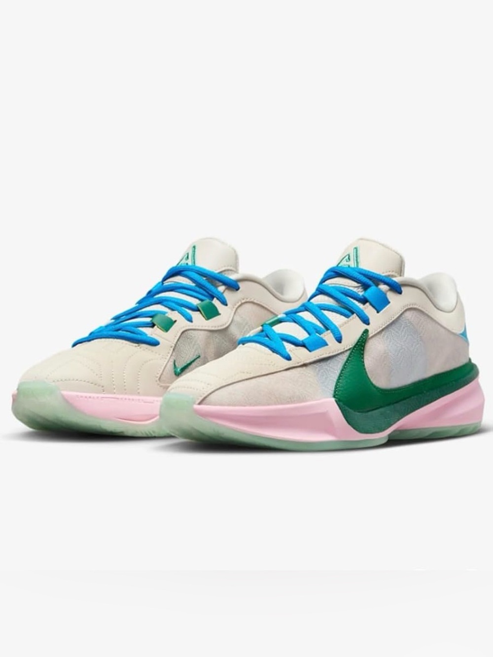 NIKE Air Giannis Greek Freak 5 DX4985-100 Low Top Basketball Athletic Shoes 13